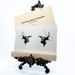 1958 Holtzman Inkblot Test Board, EXTREMELY RARE