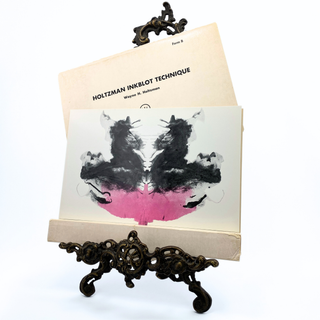 1958 Holtzman Inkblot Test Board, EXTREMELY RARE