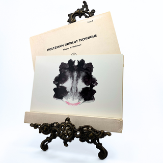 1958 Holtzman Inkblot Test Board, EXTREMELY RARE